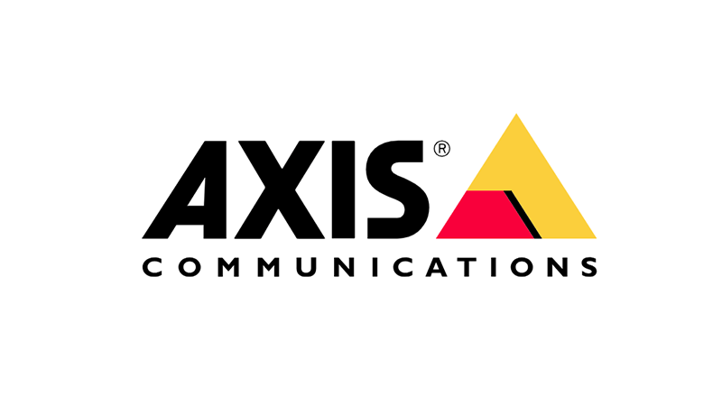 Logo of Axis Communications featuring the word 