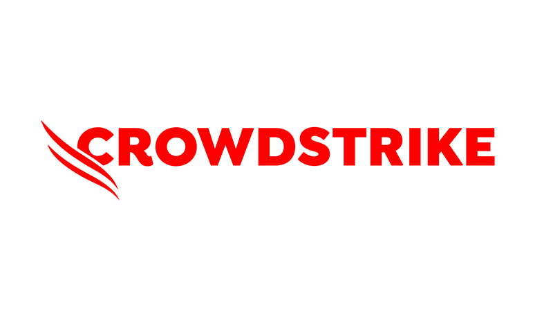 Logo of CrowdStrike, featuring the word 