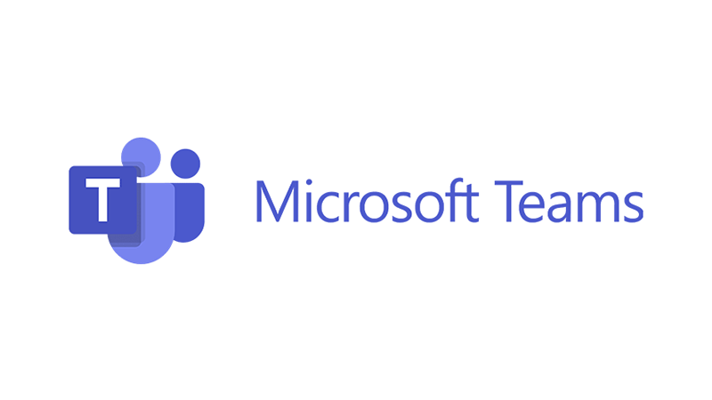Logo of Microsoft Teams featuring a stylized letter 