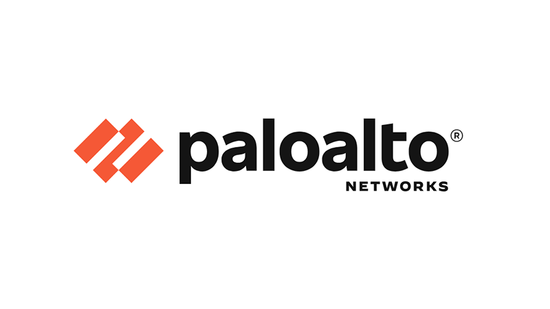 Logo of Palo Alto Networks featuring three orange diamonds on the left and the text 