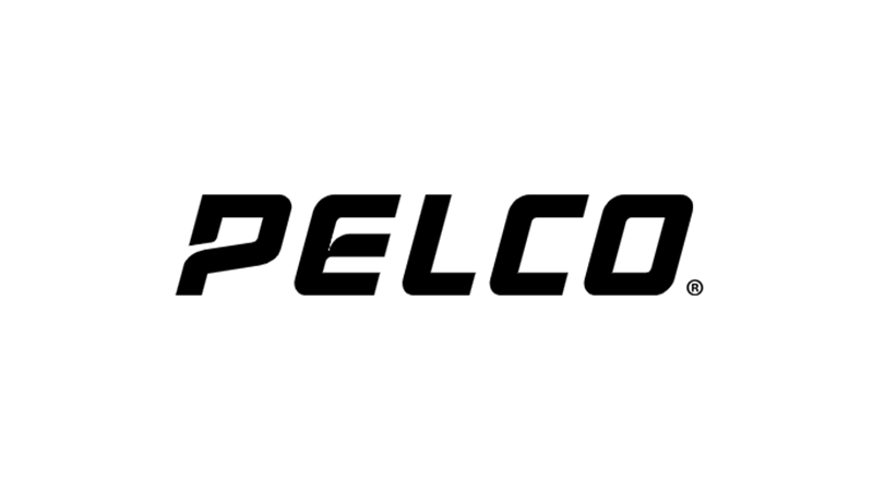 Logo of Pelco, featuring the word 