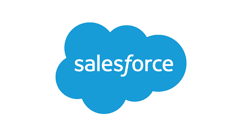 Salesforce logo featuring the word 